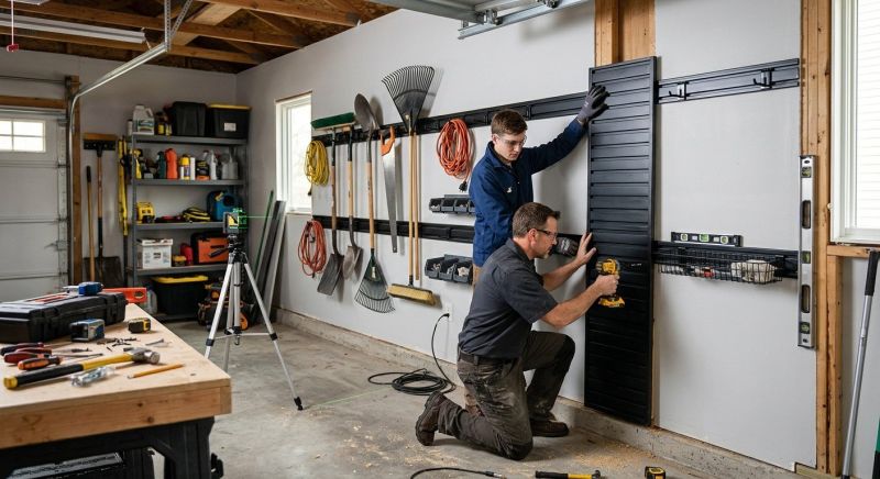 Garage Tool Rack Installation in Arlington, VA