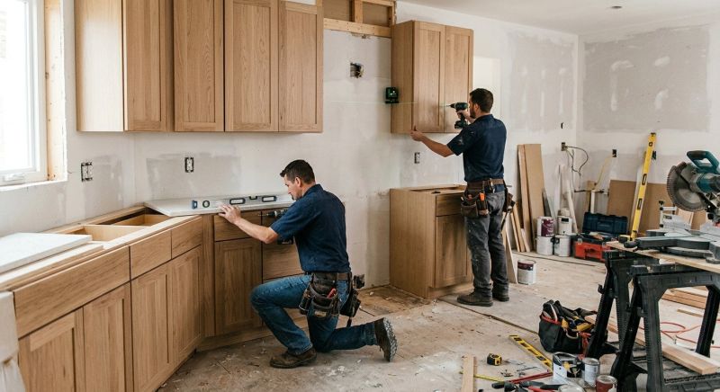 Pine Cabinets Installation in Dayton, OH